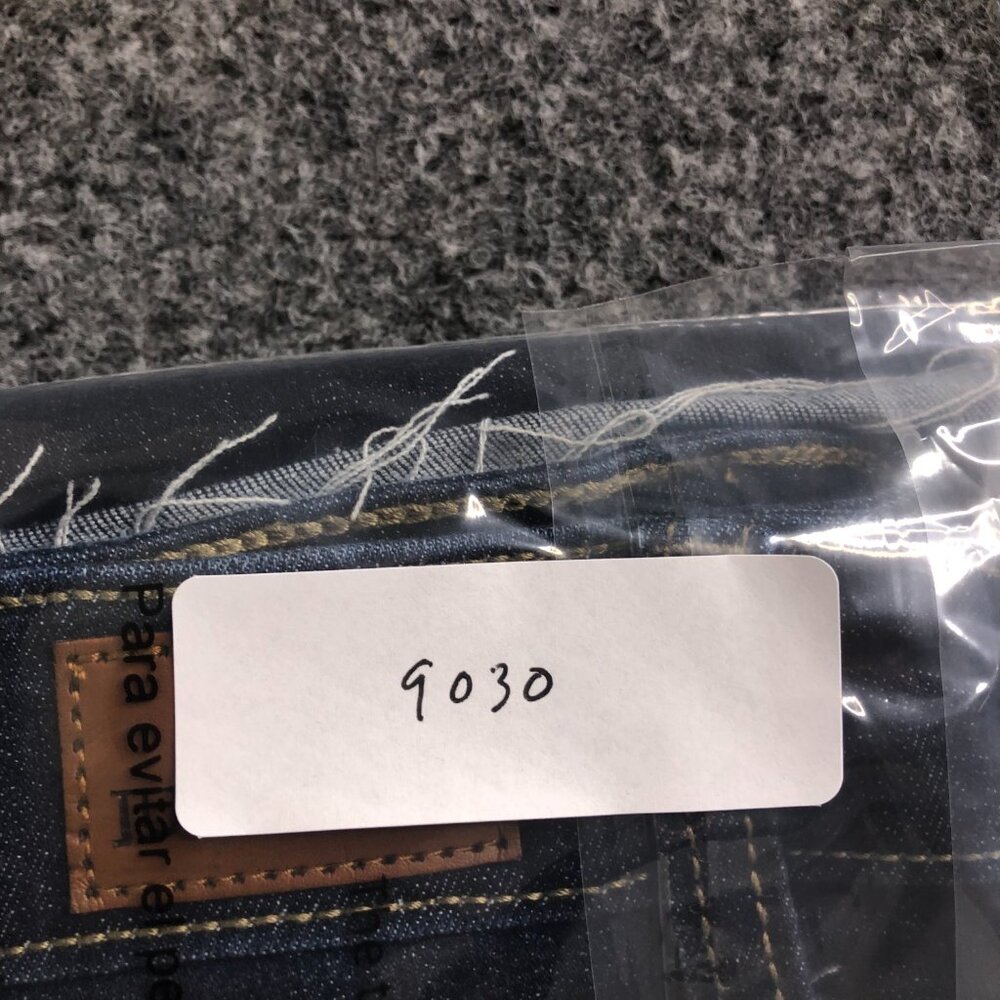 Judy Blue Flare Jeans Womens 11 30 Dark Wash Stretch Wide Leg Raw Hem - Picture 13 of 13